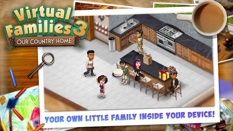 虚拟家庭3破解版无限金币